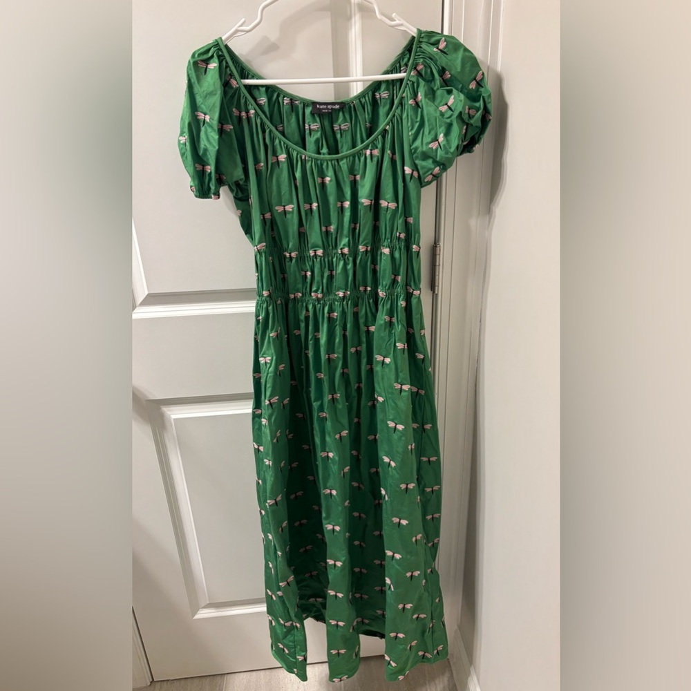 Embroidered Dragonfly Dress